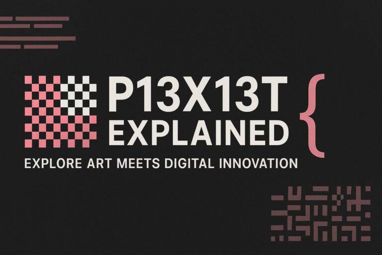 P13x13t Explained: Explore Art Meets Digital Innovation