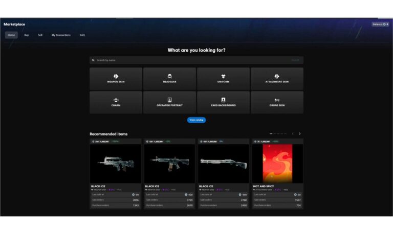 R6 Marketplace Guide: Smart Buying, Selling And Trading Rainbow Six Siege Items